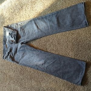 Men's Guess Black Jeans Cliff Relaxed Bootcut Jeans Size 32x32